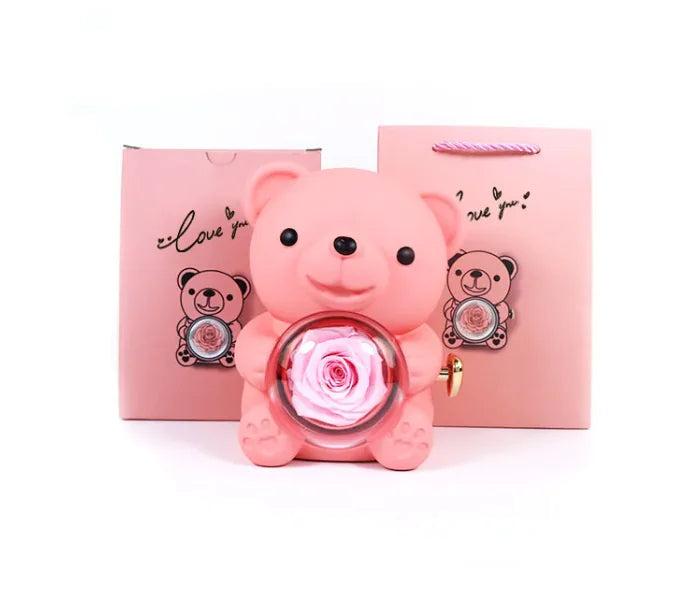 beauty and the beast rose jewelry box