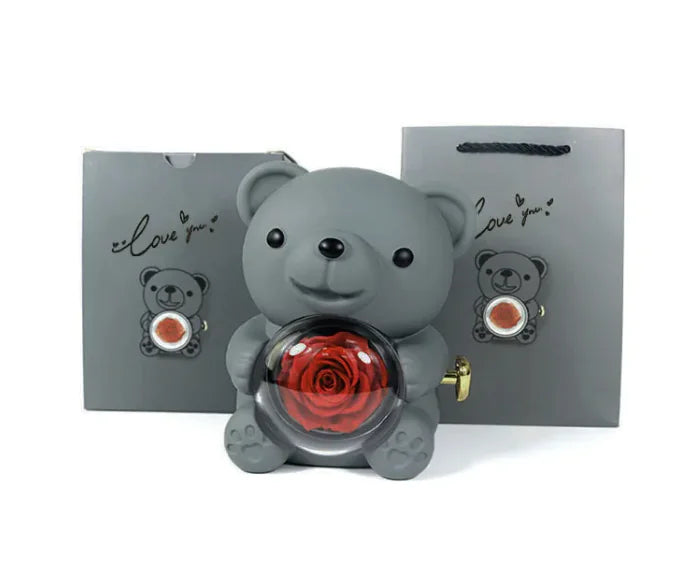 beauty and the beast rose jewelry box