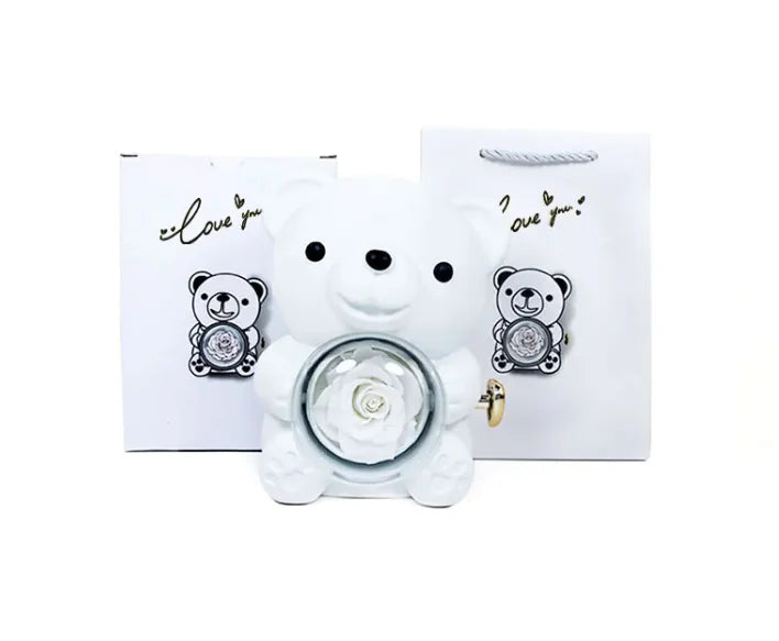 beauty and the beast rose jewelry box